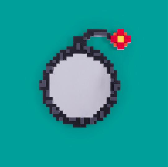 SELETTI miroir murale PIXEL MIRROR