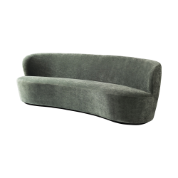 GUBI sofa STAY OVAL 240x95 cm with black base