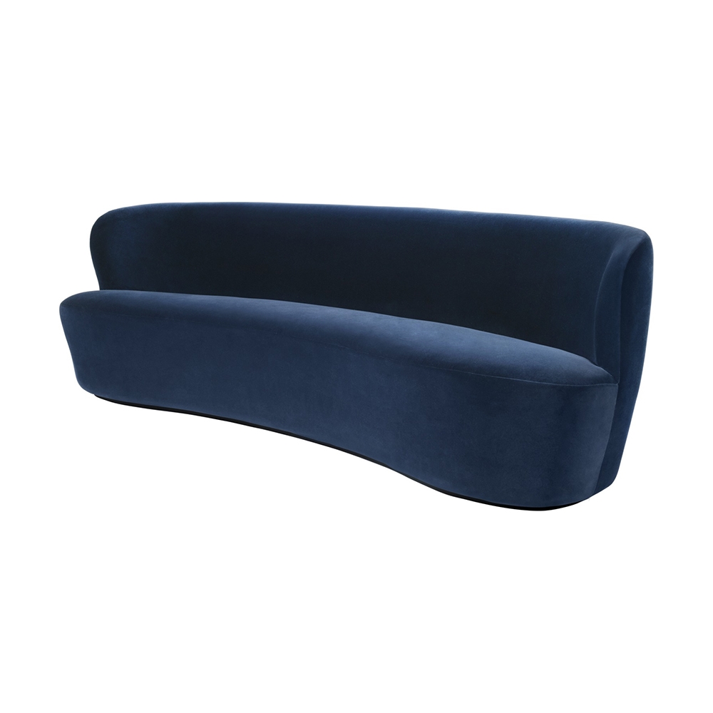 GUBI sofa STAY OVAL 240x95 cm with black base