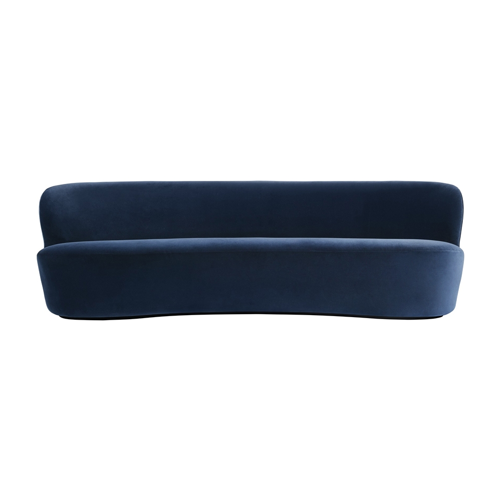 GUBI sofa STAY OVAL 240x95 cm with black base