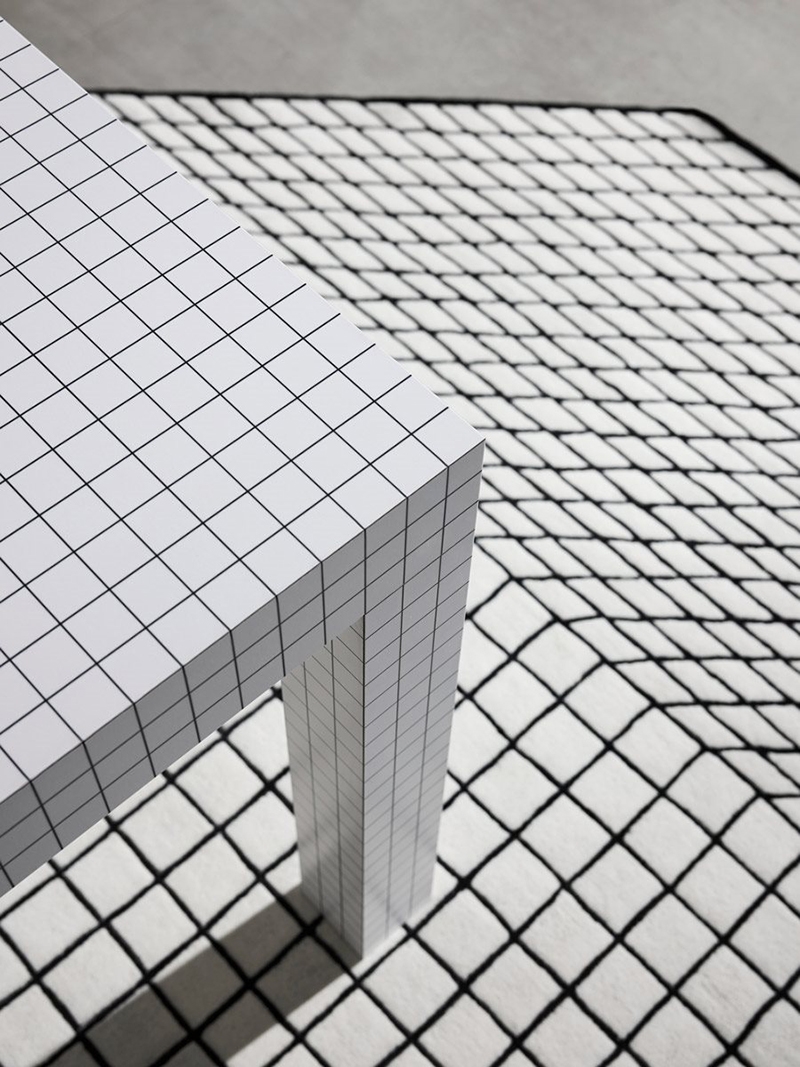 ZANOTTA tapis QUADERNA CARPET 150