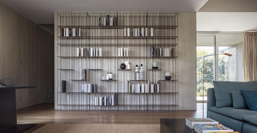 MOGG bibliothèque sur pied ou murale METRICA C