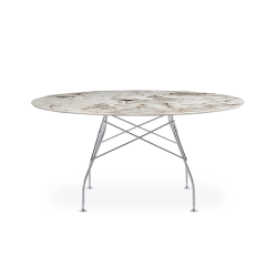 KARTELL round table GLOSSY XXL MARBLE Ø 150 cm
