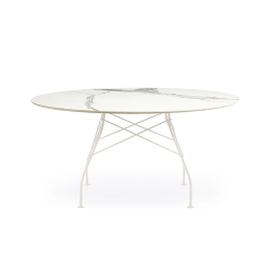 KARTELL round table GLOSSY XXL MARBLE Ø 150 cm