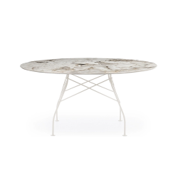 KARTELL round table GLOSSY XXL MARBLE Ø 150 cm