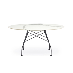 KARTELL round table GLOSSY XXL MARBLE Ø 150 cm