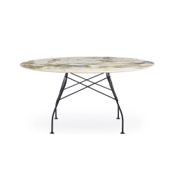 KARTELL round table GLOSSY XXL MARBLE Ø 150 cm