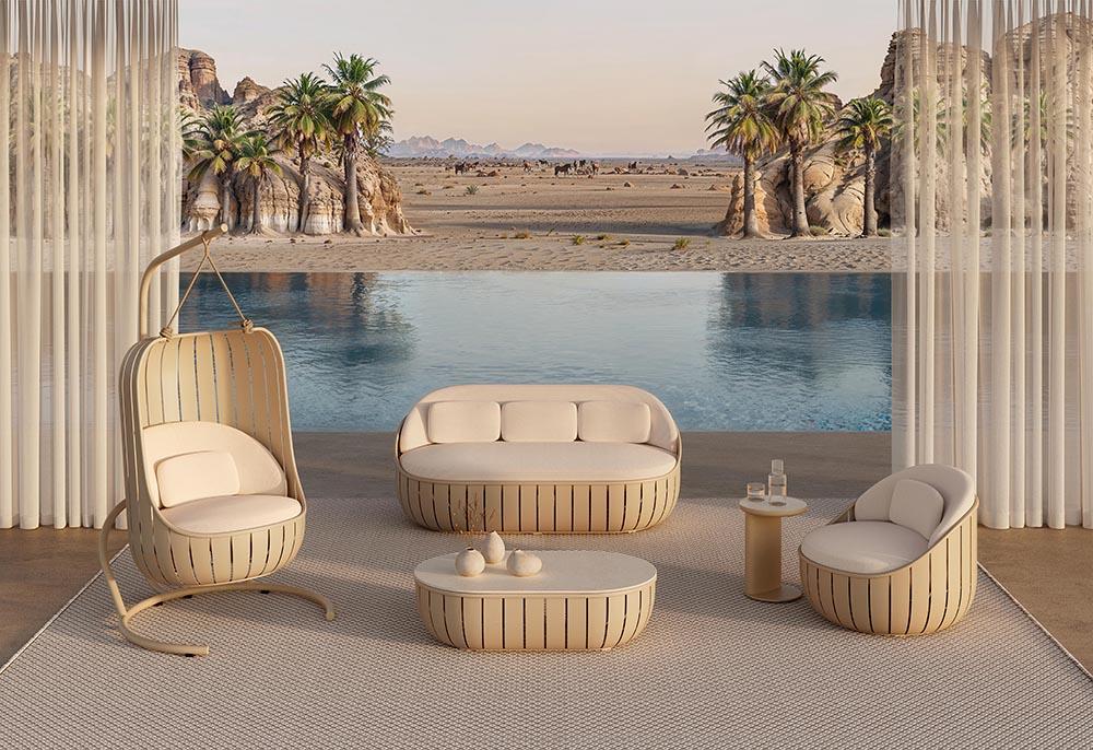 GANDIA BLASCO outdoor coffee table ARENA C TABLE