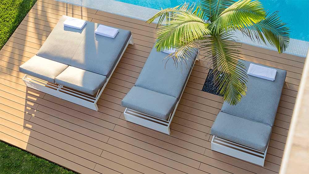 GANDIA BLASCO outdoor sunbed DNA CHILL BED 100 cm