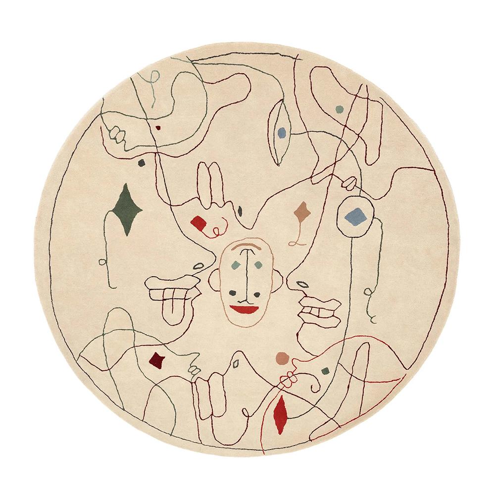 NANIMARQUINA tapis SILHOUETTE TUFTING CIRCULAR