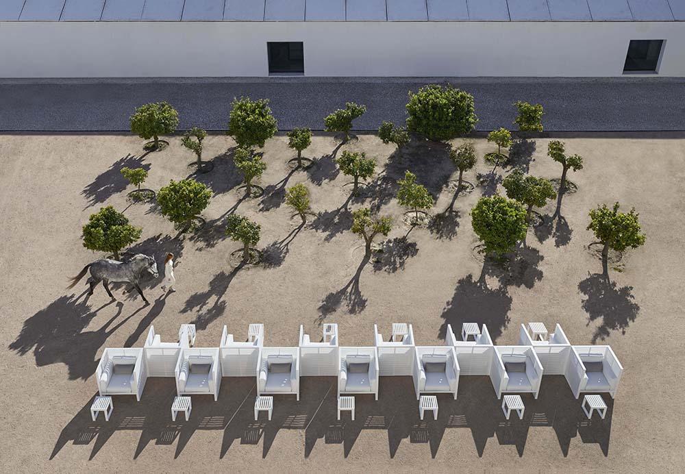 GANDIA BLASCO table basse pour l'extérieur DNA 41 x 42 x H 43 cm