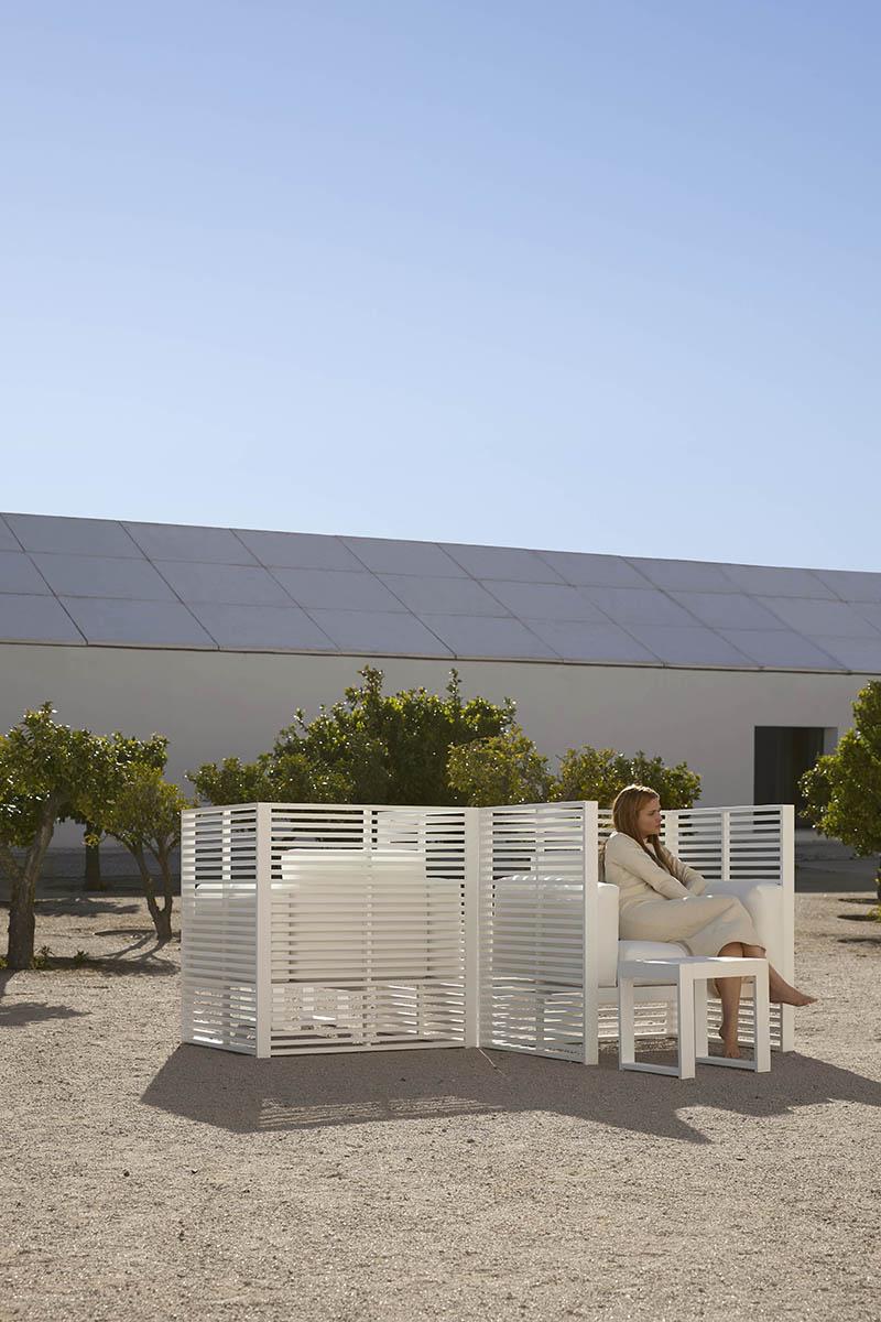 GANDIA BLASCO table basse pour l'extérieur DNA 41 x 42 x H 43 cm