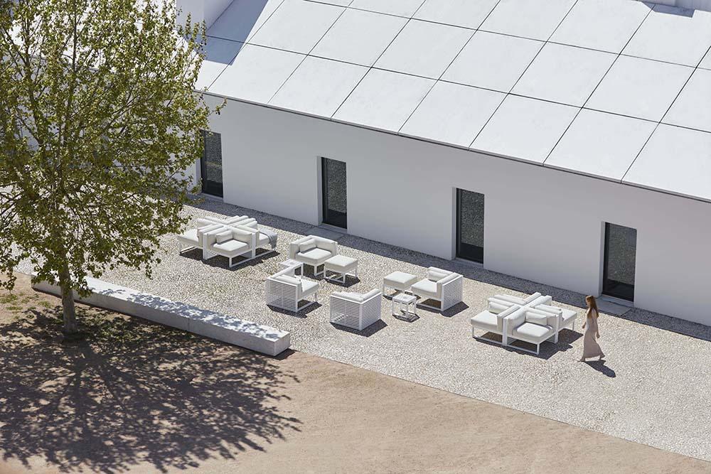 GANDIA BLASCO table basse pour l'extérieur DNA 41 x 42 x H 43 cm