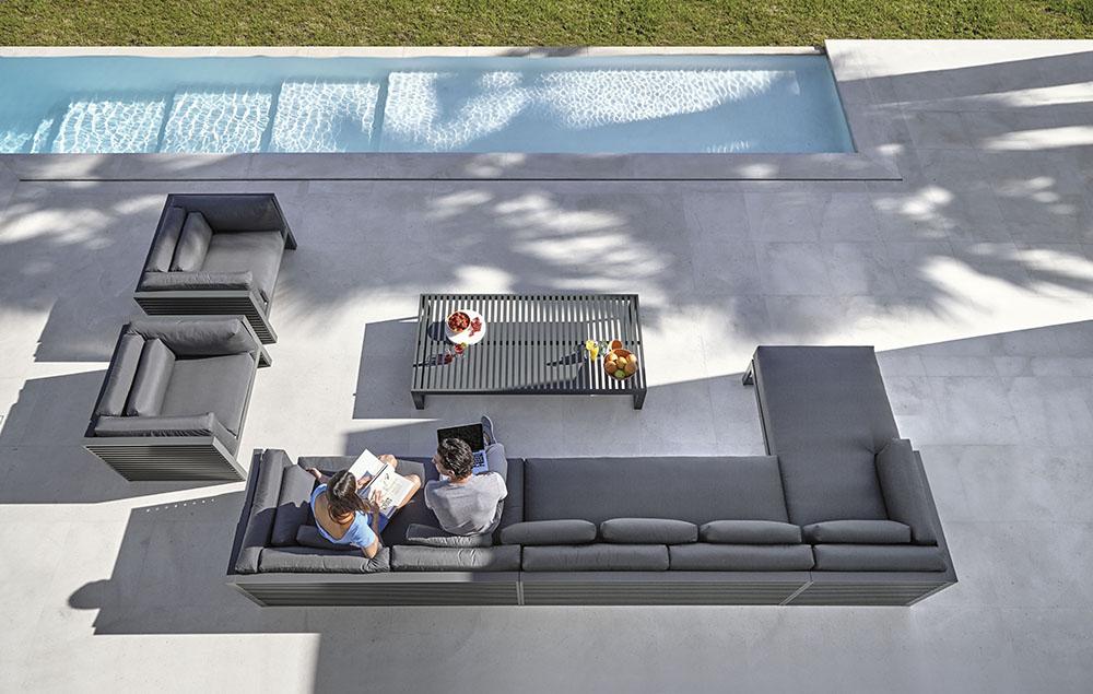 GANDIA BLASCO outdoor coffee table DNA 151 x 90 x H 31 cm