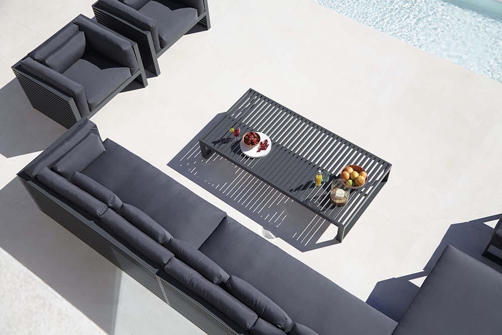 GANDIA BLASCO outdoor coffee table DNA 151 x 90 x H 31 cm