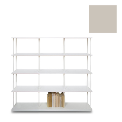 KRIPTONITE bibliothèque murale KROSSING MAXI H 137 cm avec base pour support au sol