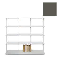 KRIPTONITE bibliothèque murale KROSSING MAXI H 137 cm avec base pour support au sol