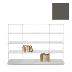 KRIPTONITE bibliothèque murale KROSSING MAXI H 137 cm avec base pour support au sol