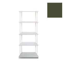 KRIPTONITE bibliothèque murale KROSSING MAXI H 137 cm avec base pour support au sol