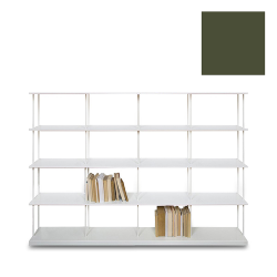KRIPTONITE bibliothèque murale KROSSING MAXI H 137 cm avec base pour support au sol