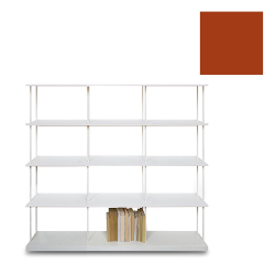 KRIPTONITE bibliothèque murale KROSSING MAXI H 137 cm avec base pour support au sol