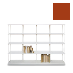 KRIPTONITE bibliothèque murale KROSSING MAXI H 137 cm avec base pour support au sol