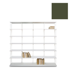 KRIPTONITE bibliothèque murale KROSSING MAXI H 161 cm avec base pour support au sol