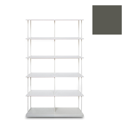 KRIPTONITE bibliothèque murale KROSSING MAXI H 170 cm avec base pour support au sol