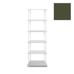 KRIPTONITE bibliothèque murale KROSSING MAXI H 170 cm avec base pour support au sol