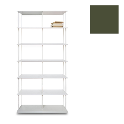 KRIPTONITE bibliothèque murale KROSSING MAXI H 203 cm avec base pour support au sol