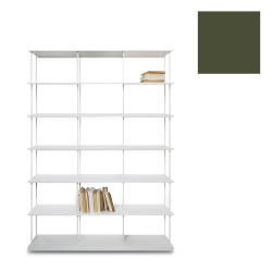 KRIPTONITE bibliothèque murale KROSSING MAXI H 203 cm avec base pour support au sol