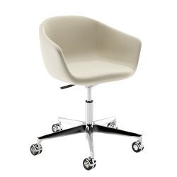 BBB ITALIA fauteuil à roulettes LUCREZIA avec 5 rayons et vérin a gaz