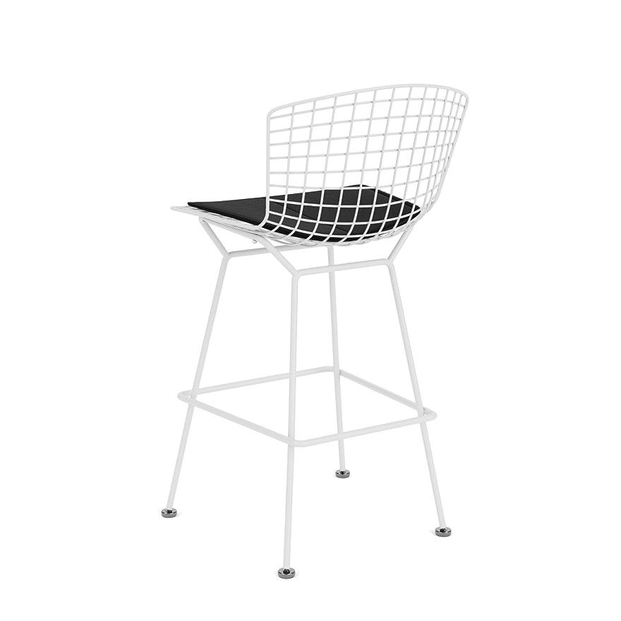 KNOLL counter stool with cushion BERTOIA