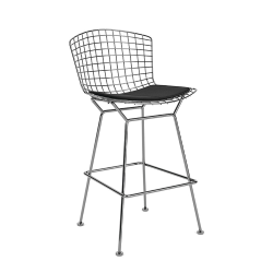 KNOLL counter stool with cushion BERTOIA
