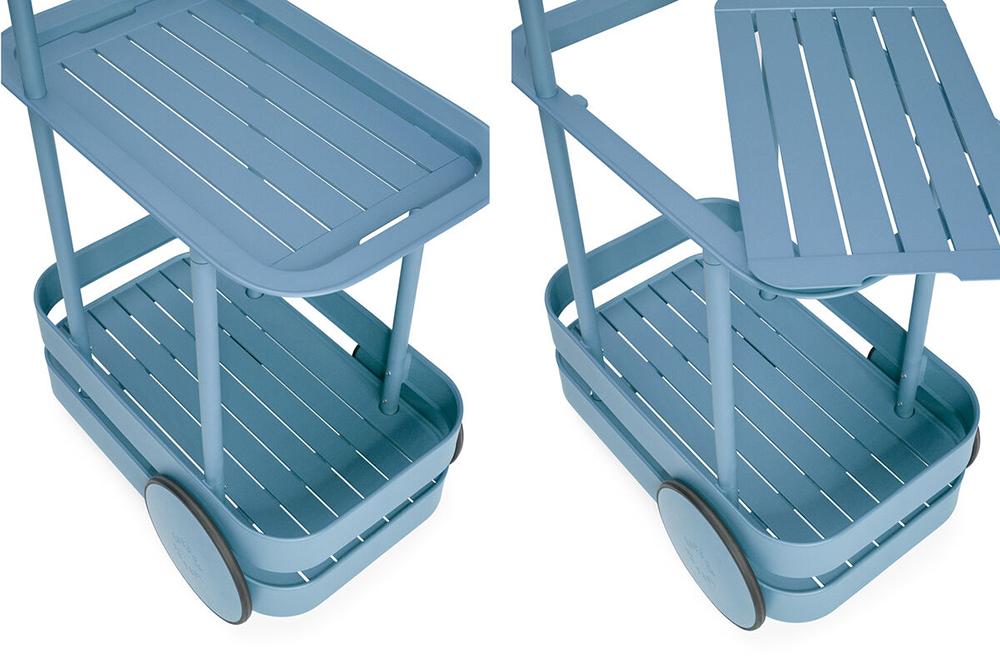 FATBOY food trolley with lamp JOLLY TROLLEY