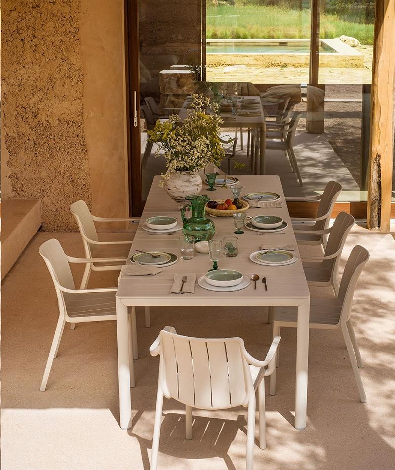 NARDI set of 4 outdoor chair TIBERINA BISTROT