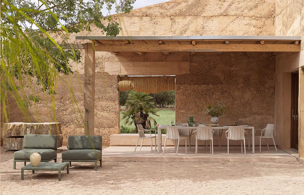 NARDI set of 4 outdoor chair TIBERINA BISTROT