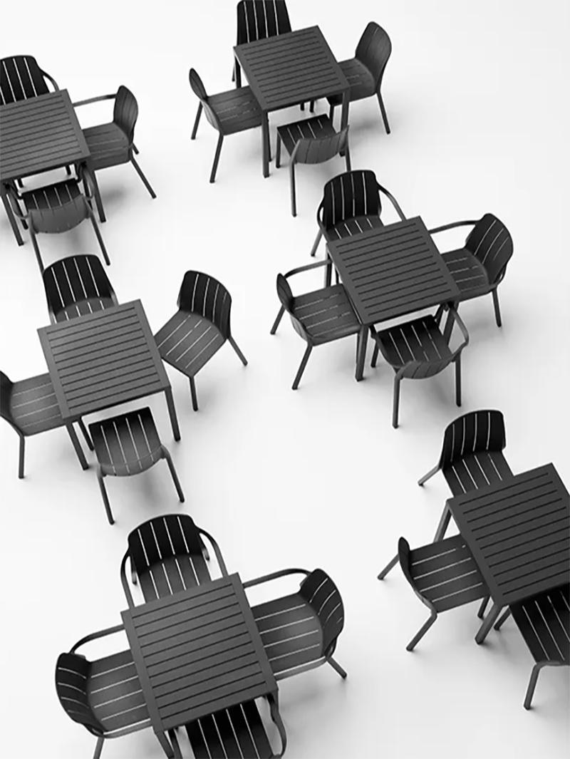 NARDI set of 4 outdoor chair TIBERINA BISTROT