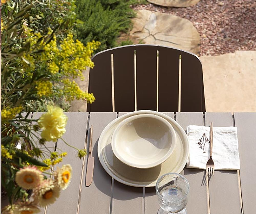 NARDI set de 4 chaises d'extérieur TIBERINA BISTROT