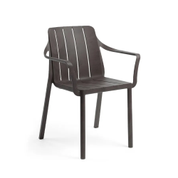 NARDI set de 4 chaises avec accoudoirs d'extérieur TIBERINA ARMCHAIR