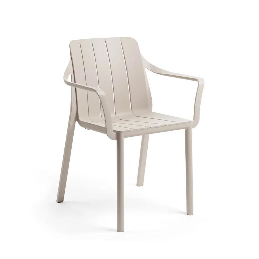 NARDI set de 4 chaises avec accoudoirs d'extérieur TIBERINA ARMCHAIR