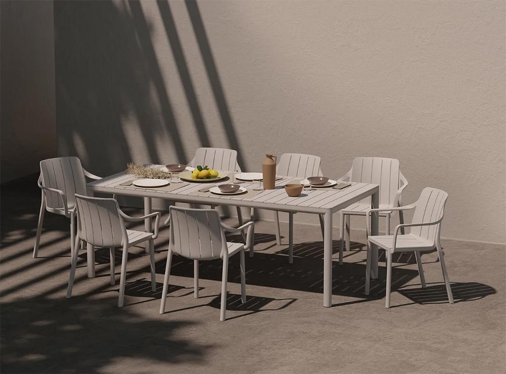 NARDI outdoor table TEVERE 147 EXTENSIBLE GARDEN COLLECTION
