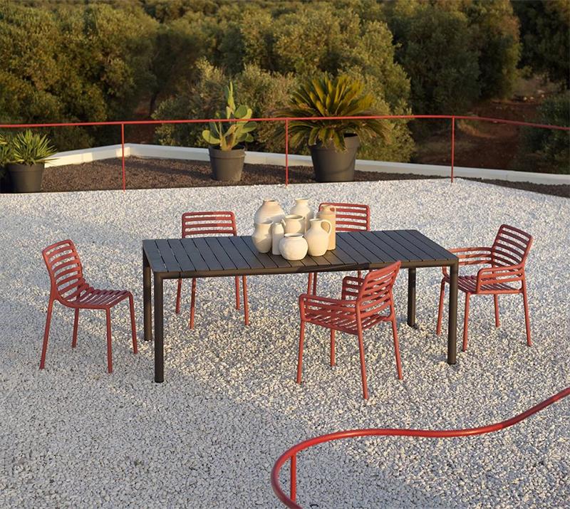NARDI outdoor table TEVERE 210 EXTENSIBLE GARDEN COLLECTION