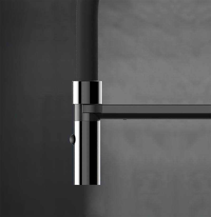 GESSI mitigeur avec douchette extractible à double jet 60429 INEDITO