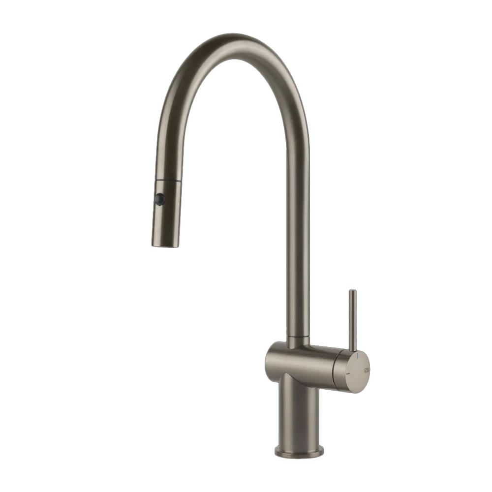 GESSI sink mixer with swivel spout and extractible 60413 INEDITO