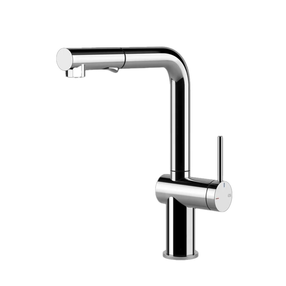 GESSI sink mixer with extractible swivel spout  60435 INEDITO