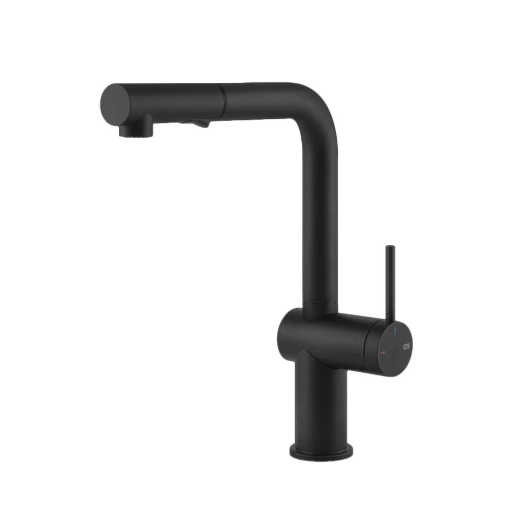 GESSI sink mixer with extractible swivel spout  60435 INEDITO