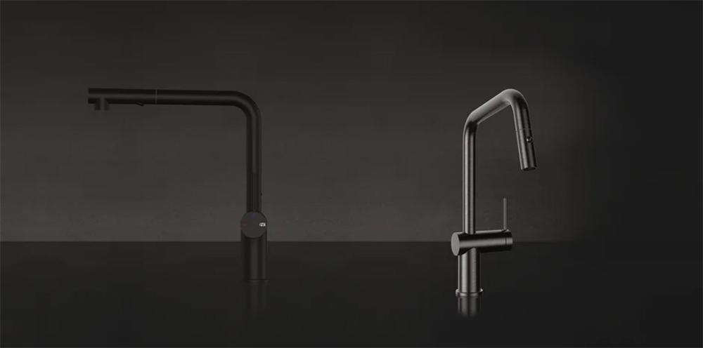 GESSI sink mixer with extractible swivel spout  60435 INEDITO