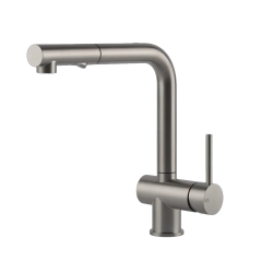 GESSI mitigeur avec douchette extractible à double jet 60600 ACCIAIO