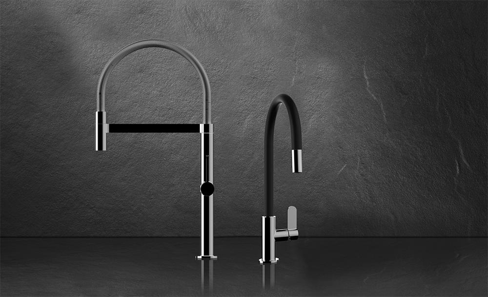 GESSI mitigeur avec bec pivotant 60075 HELIUM